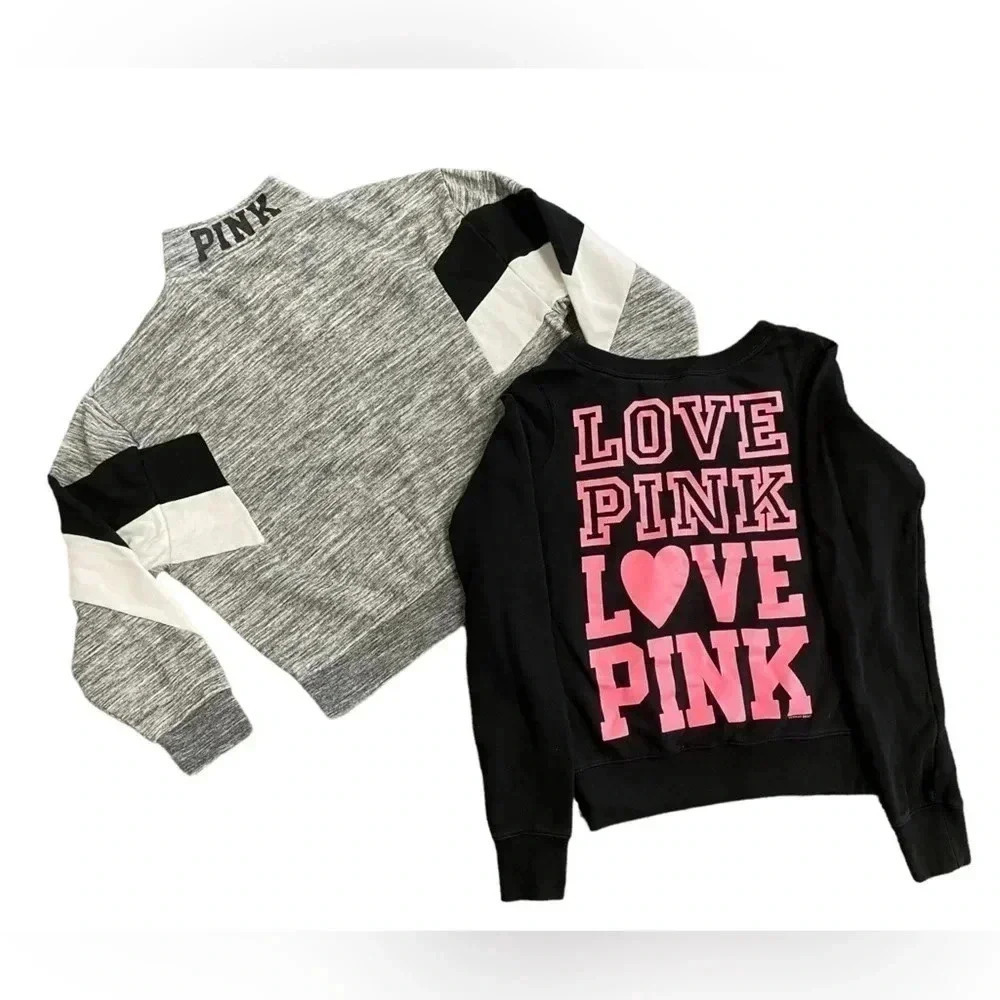 Victoria Secret Pink Bundle Of Two Size XS  Sweatshirts